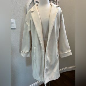 Stradivarius Open Mid Length Coat Size Small